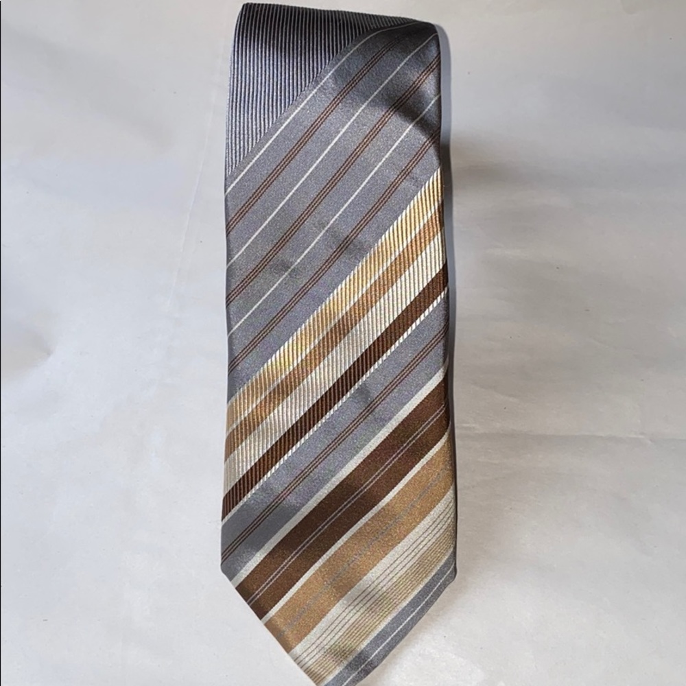 Moschino-Gray Brown Tie